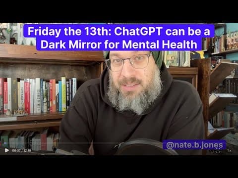 Friday the 13th: ChatGPT can be a Dark Mirror for Mental Health thumbnail