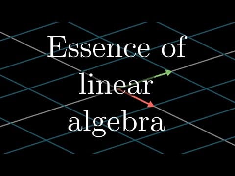 What Are the Key Geometric Intuitions in Linear Algebra? thumbnail