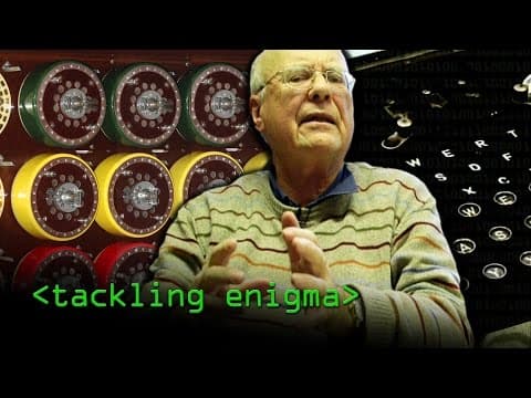 Tackling Enigma (Turing's Enigma Problem Part 2) - Computerphile thumbnail