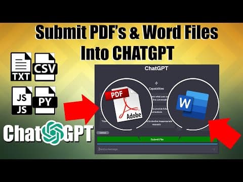 Easily Submit PDFs and Word Files using this incredible plugin! #chatgpt #openai #plugin thumbnail
