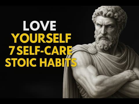 7 Self-Care Stoic Habits To LOVE YOURSELF - BECOME UNSTOPPABLE | STOICISM thumbnail