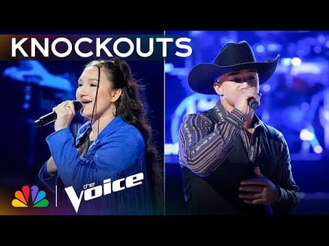 Hailey Wright and Jaelen Johnston's Incredible Country Voices Dazzle Coach Kelsea | Voice Knockouts thumbnail