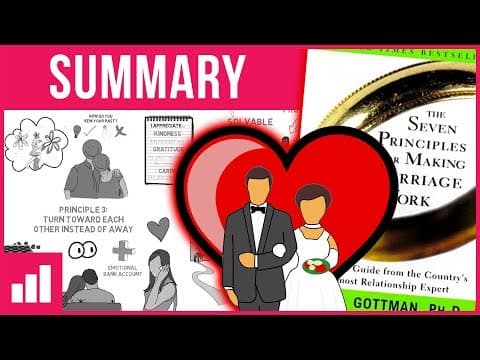 The 7 Principles For Making Marriage Work by John Gottman - Relationship Advice ► Book Summary thumbnail
