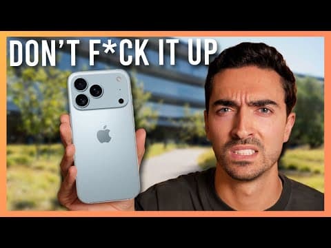 iPhone 17 is Apple's BIG TEST thumbnail