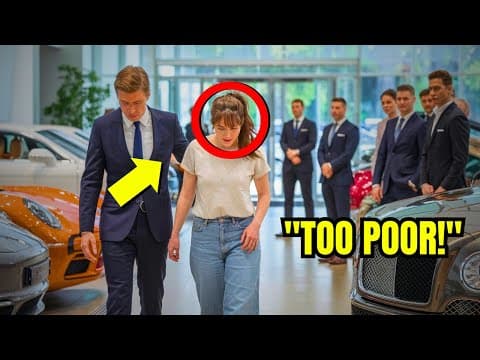 A Simple Woman Kicked Out of Car Dealership, Next Day, Her Billionaire Husband's Rolls Royce Arrives thumbnail