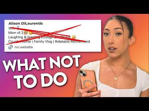 The Perfect Instagram Bio (FREE IG AUDIT BREAKDOWN) thumbnail