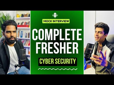 Top 30 Cybersecurity Interview Questions [For Freshers] thumbnail
