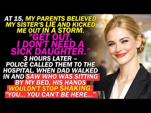 At 15, My Parents Left Me In A Storm Over My Sister's Lie—Dad's Hands Shook When He Saw Who Saved Me thumbnail