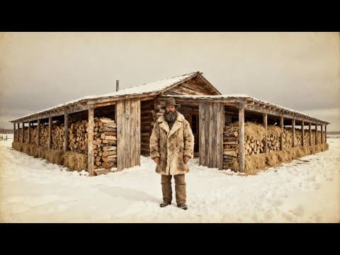 Neighbors Laughed When He Built A Shed All The Way Around His House — Until His His Firewood Always thumbnail
