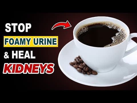 Goodbye Proteinuria! 3 Drinks Seniors MUST Have and 4 You Should NEVER Touch thumbnail