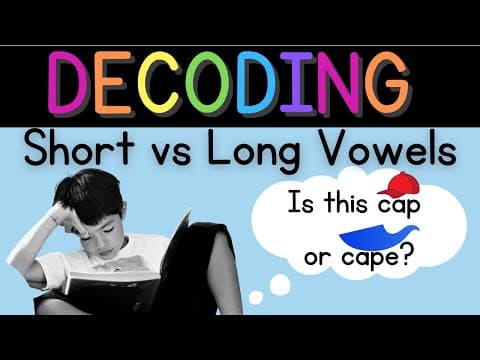 Decoding: Short vowels vs Long vowels {Word Solving} thumbnail