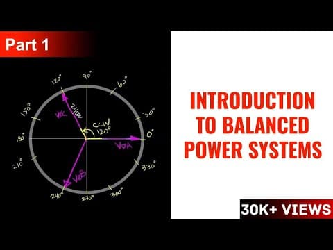 Introduction to Balanced Power Systems - Part 1 thumbnail