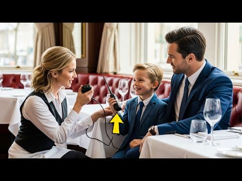 “Make My Son Speak, I'll Buy You This Restaurant,” Said the Billionaire. Then the Waitress ! thumbnail