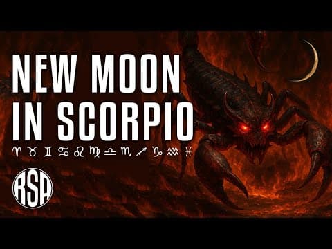 New Moon in Scorpio  I  All 12 Signs thumbnail
