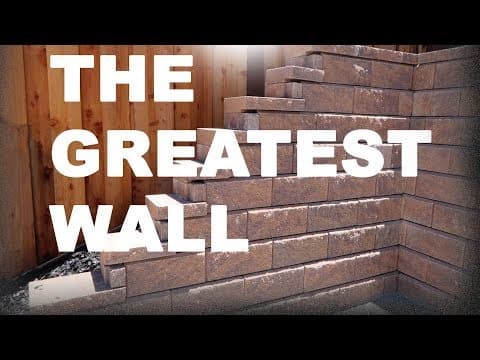 Building The Greatest Retaining Wall From Calstone (Change orders in landscaping) thumbnail