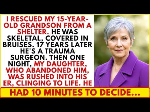 I Rescued My 15yo Grandson From a Shelter—17 Years Later, He’s the Surgeon Saving His Abusive Mother thumbnail