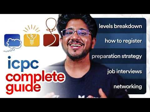 The ONLY ICPC Roadmap Video You Need | All About ICPC | Competitive Programming thumbnail