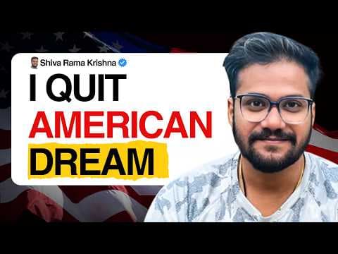 Why I Left the US After Masters | Consultancy Scams, H-1B & Remote Jobs thumbnail