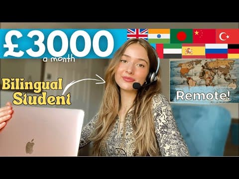 How I make money by speaking different Languages | Translating with No Experience thumbnail
