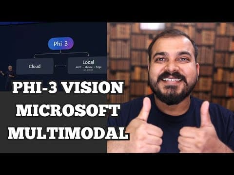 Microsoft Phi-3 Vision-the first Multimodal model By Microsoft- Demo With Huggingface thumbnail