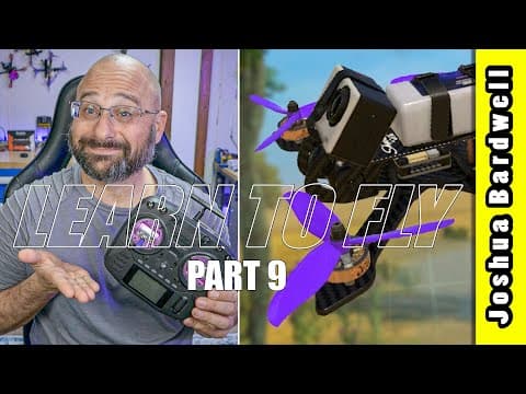 Learn to Fly an FPV Drone - Lesson 9 - Acrobatic Rolls and Inverted Flight thumbnail