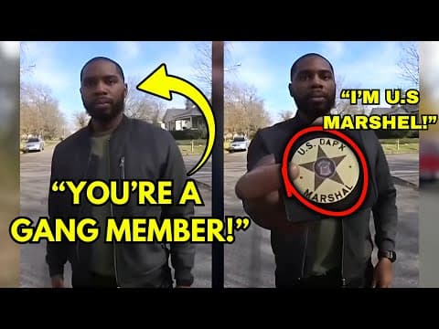 Rookie Cop Arrests 'Gang Member' — He's U.S. Marshal Leading Fugitive Arrest thumbnail