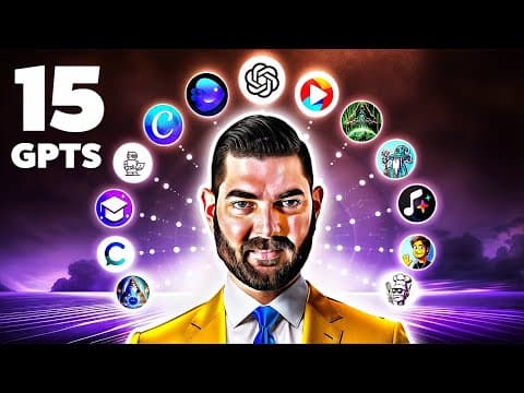 15 Custom GPTS That Will Change How You Work! thumbnail