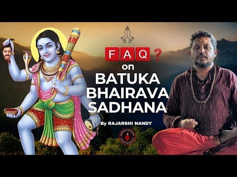 Batuka Bhairava Sadhana | Answering Questions | Rajarshi Nandy | #qna thumbnail