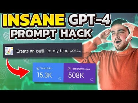Masterclass: Writing ChatGPT Essays AI SEO Content (Game Changer) thumbnail