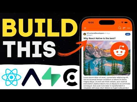 Build a Full Stack mobile app in just 8 Hours (React Native, Expo, Clerk, Supabase) thumbnail