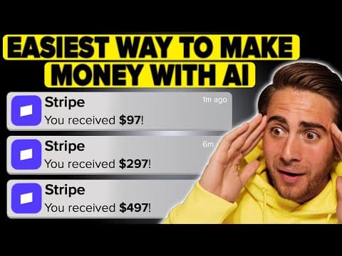 The LAZIEST Way To Start Making Money with AI BEFORE 2026 (For Beginners) thumbnail