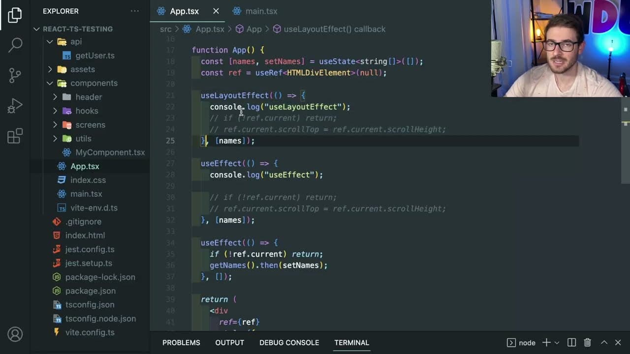 YouTube video player