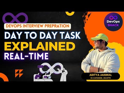 Real-Time Corporate Day To Day Activities Of DevOps Engineer | DevOps Interview Preparation thumbnail