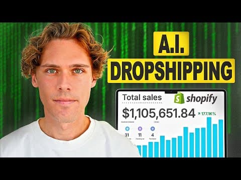 $1.7 million with a.i. dropshipping. f*ck it, just copy my store. thumbnail