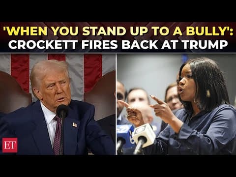 'Do not bend...': Jasmine Crockett rips into Trump after he calls her 'Low IQ' thumbnail