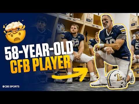 58-Year-Old Freshman Walks Onto College Football Team to Fulfill Lifelong Dream thumbnail