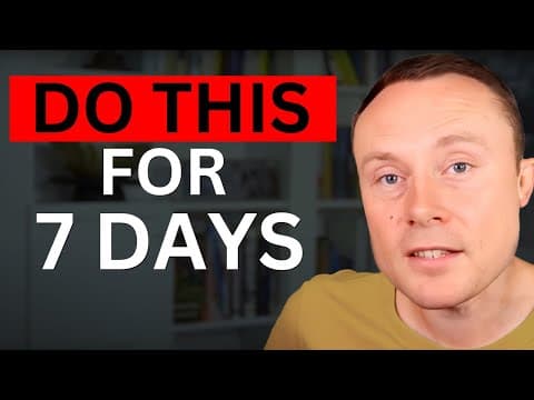 This DAILY Routine Will Change Your Life (Try This For 7 Days) thumbnail