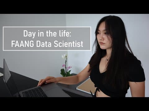A day in the life of a data scientist (FAANG data scientist remote) thumbnail