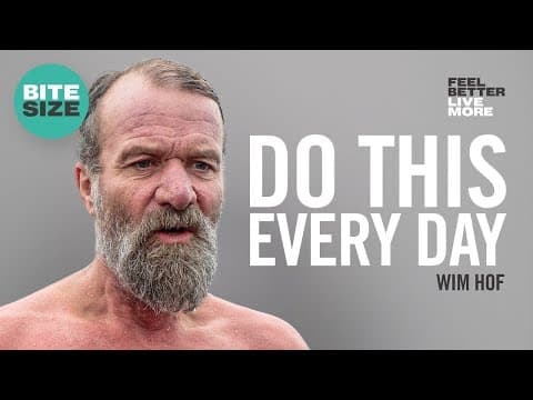 DO THIS First Thing In The Morning To NEVER GET SICK Again! | Wim Hof thumbnail