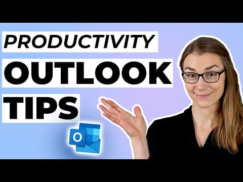 11 Must-Know OUTLOOK Tips and Tricks For PRODUCTIVITY thumbnail
