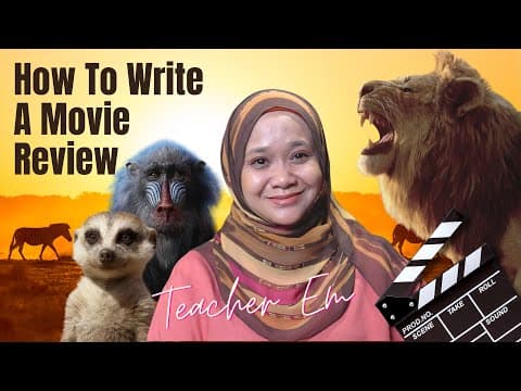 SPM Essay Writing -  Movie Review - 🎬🐡🌵 English 1119/2 🦒(NEW Format!) thumbnail