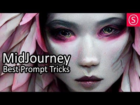 MidJourney AI - Best Prompt Ticks - Beginners Guide - Beginners - MJ Explained - NFT Art thumbnail