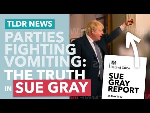 Sue Gray Explained: The Truth of Johnson's Lockdown Parties - TLDR News thumbnail