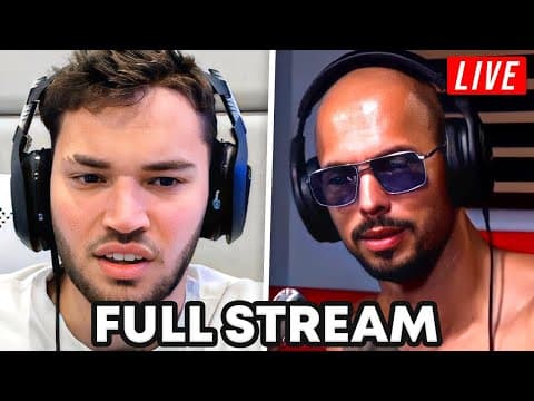 Adin Ross X Andrew Tate Full Stream! thumbnail