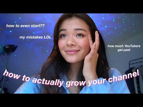 how to ACTUALLY become a YouTuber. thumbnail