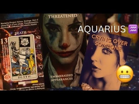 AQUARIUS♒️😩I HAVE SECOND HAND EMBARRASSMENT.THEY CAN'T BELIEVE U R OKAY WITHOUT 😭THEM & THEY'RE NOT🥴 thumbnail