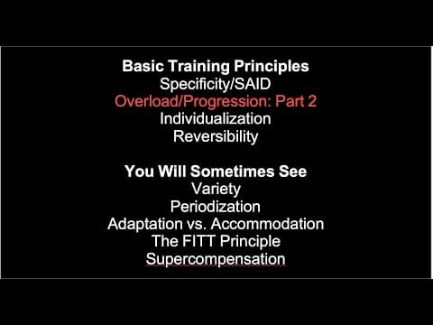 Basic Training Principles: Overload Part 2 thumbnail