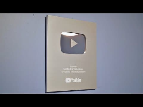 How to Unbox Your 100,000 Subscriber YouTube Award thumbnail