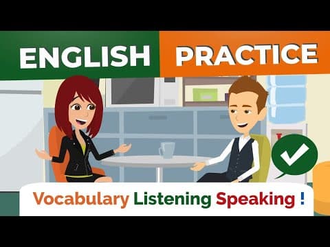 English Listening and Speaking Practice | Step-by-Step Learning English Conversation 🗣️ thumbnail