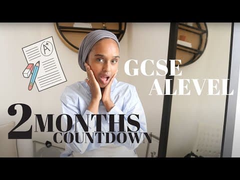 TWO MONTHS Until GCSE + ALEVEL Exams | How To Revise Last Minute thumbnail